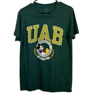 Disney UAB University Of Alabama At Birmingham Mickey T-Shirt M Green